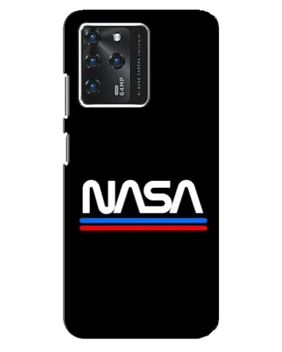 Чехол для ZTE Blade V30 с картинкой «NASA — классика Red Blue»