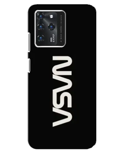 Чехол для ZTE Blade V30 с картинкой «NASA — вертикальный логотип»