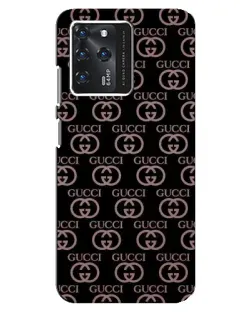 Чехол для ZTE Blade V30 с картинкой «Классическая монограмма Gucci»