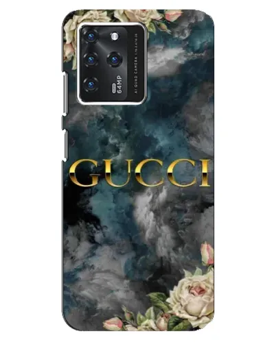 Чехол для ZTE Blade V30 с картинкой «Абстрактные цветы Gucci»