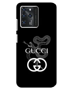 Чехол для ZTE Blade V30 с картинкой «Gucci — серебряная змея»