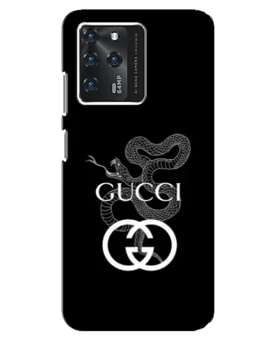 Чехол для ZTE Blade V30 с картинкой «Gucci — серебряная змея»