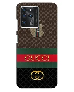 Чехол для ZTE Blade V30 с картинкой «Gucci — брендированный десерт»