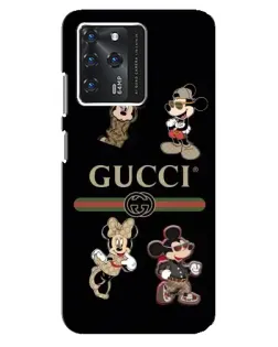 Чехол для ZTE Blade V30 с картинкой «Gucci — герои Disney и монограмма» Чехол для ZTE Blade V30 с картинкой «Gucci — герои Disney и монограмма»