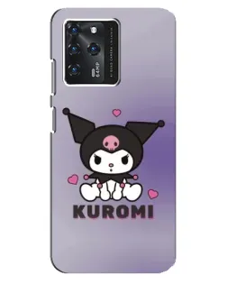 Чохол для ZTE Blade V30 з картинкою «Kuromi — фіолетовий арт»