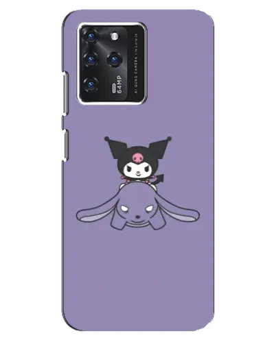 Чохол для ZTE Blade V30 з картинкою «Kuromi на ліловому фоні»