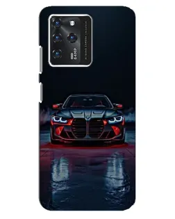 Чехол для ZTE Blade V30 с картинкой «BMW на мокрой дороге»
