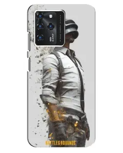 Чохол для ZTE Blade V30 з картинкою «PUBG — боєць у пилу»