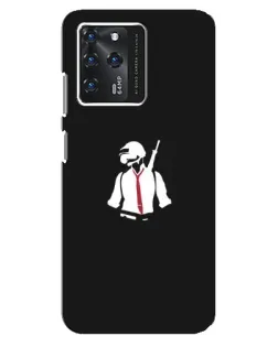 Чохол для ZTE Blade V30 з картинкою «PUBG — силует воїна»