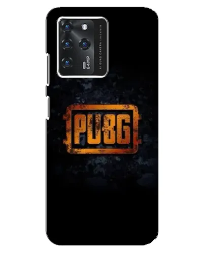 Чохол для ZTE Blade V30 з картинкою «PUBG — золотий логотип»