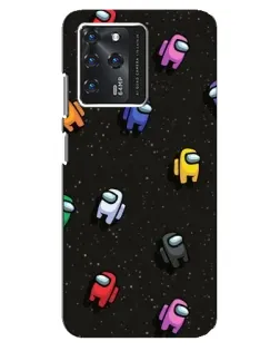 Чохол для ZTE Blade V30 з картинкою «Космічний патерн Among Us»