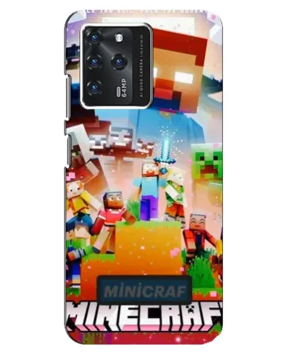 Чехол для ZTE Blade V30 с картинкой «Minecraft герои игры»