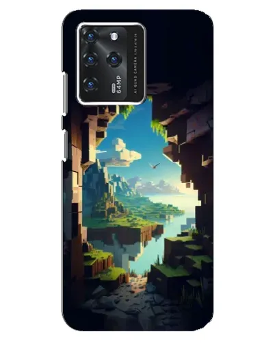 Чехол для ZTE Blade V30 с картинкой «Вид из пещеры»