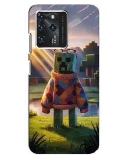 Чехол для ZTE Blade V30 с картинкой «Крипер в свитере»