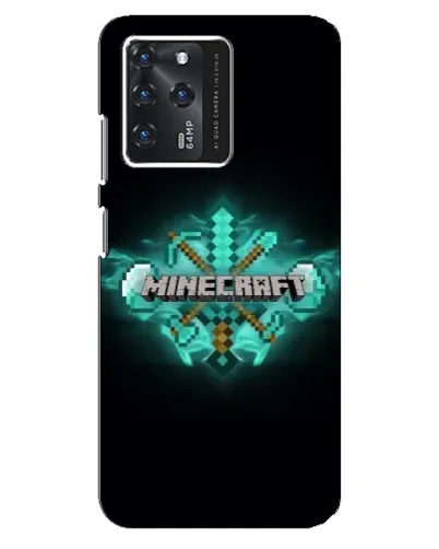 Чехол для ZTE Blade V30 с картинкой «Minecraft Diamond лого»