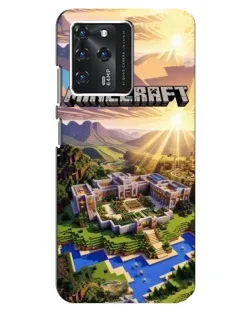 Чехол для ZTE Blade V30 с картинкой «Minecraft панорама»