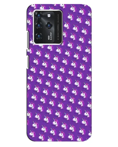 Чехол для ZTE Blade V30 с картинкой «Единороги на фиолетовом»
