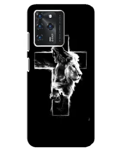 Чехол для ZTE Blade V30 с картинкой «Сияющий крест Jesus»