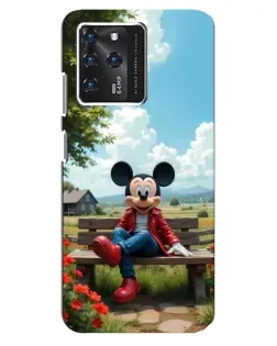 Чохол для ZTE Blade V30 з картинкою «Міккі на лавці»