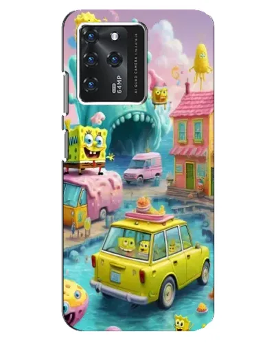 Чехол для ZTE Blade V30 с картинкой «Монстр-трак приключения»