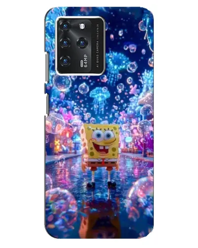 Чехол для ZTE Blade V30 с картинкой «Неоновый океан»