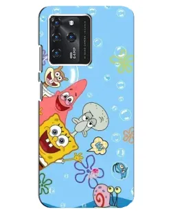 Чехол для ZTE Blade V30 с картинкой «Веселые пузырьки»