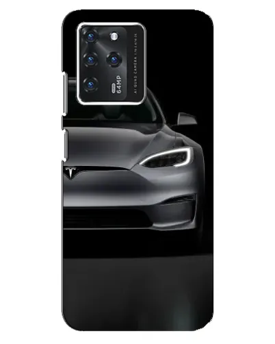 Чехол для ZTE Blade V30 с картинкой «Tesla Model S Look»