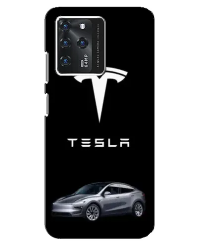 Чехол для ZTE Blade V30 с картинкой «Tesla Model Y»
