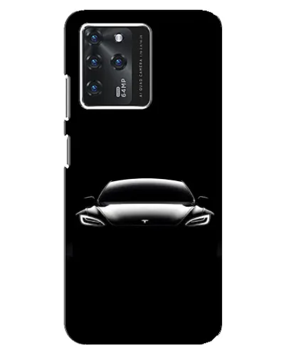 Чехол для ZTE Blade V30 с картинкой «Фары Tesla Night»
