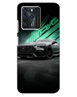 Чохол для ZTE Blade V30 з картинкою «Темний Mercedes AMG»