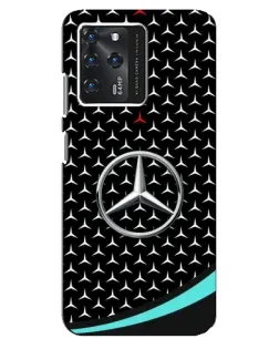 Чохол для ZTE Blade V30 з картинкою «Mercedes — бірюзовий акцент»
