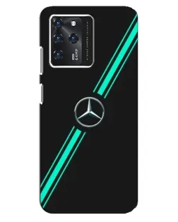 Чехол для ZTE Blade V30 с картинкой «Спортивные линии Mercedes»