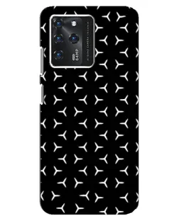 Чехол для ZTE Blade V30 с картинкой «Mercedes паттерн звезд»