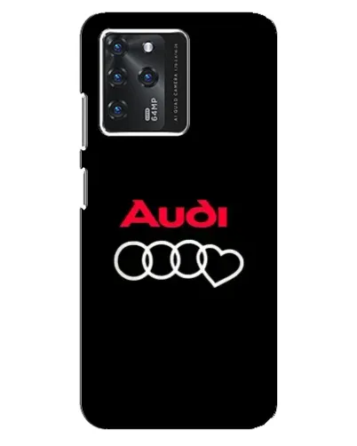 Чехол для ZTE Blade V30 с картинкой «Логотип Audi Heart»
