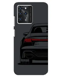 Чехол для ZTE Blade V30 с картинкой «Задняя часть Audi — арт»