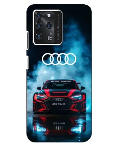 Чехол для ZTE Blade V30 с картинкой «Audi Sport — неон»