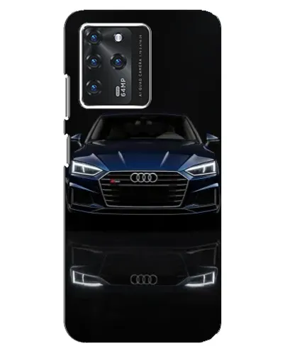 Чехол для ZTE Blade V30 с картинкой «Audi — ночное отражение»