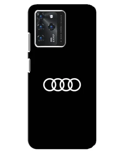 Чехол для ZTE Blade V30 с картинкой «Audi White Logo»