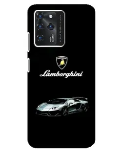 Чехол для ZTE Blade V30 с картинкой «Логотип Lamborghini классика»