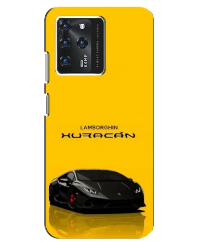 Чехол для ZTE Blade V30 с картинкой «Lamborghini Huracan черный»
