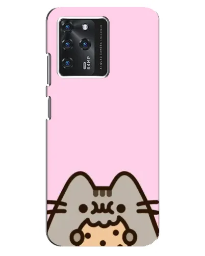 Чехол для ZTE Blade V30 с картинкой «Pusheen и печенье»