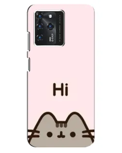 Чохол для ZTE Blade V30 з картинкою «Пушин каже Hi»