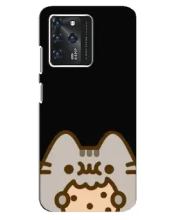 Чехол для ZTE Blade V30 с картинкой «Пушин на черном»