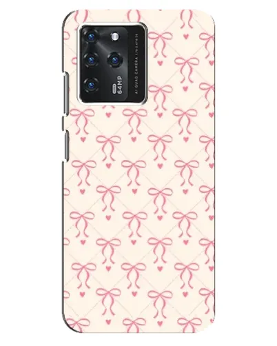 Чохол для ZTE Blade V30 з картинкою «Рожеві бантики Coquette»