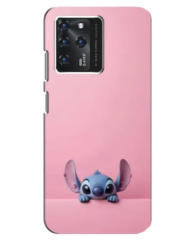 Чехол для ZTE Blade V30 с картинкой «Stitch выглядывает»