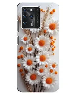 Чохол для ZTE Blade V30 з картинкою «Білі сухоцвіти»
