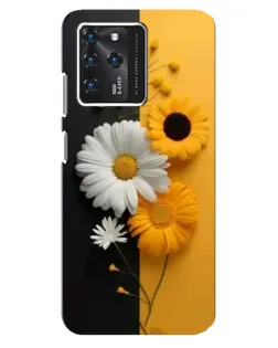 Чохол для ZTE Blade V30 з картинкою «Соняшник та ромашка»