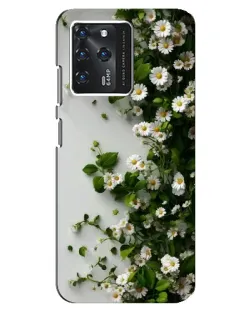 Чохол для ZTE Blade V30 з картинкою «Гілка дрібних білих квітів»