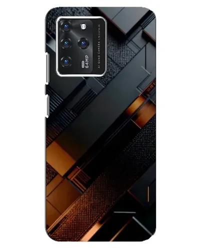 Чохол для ZTE Blade V30 з картинкою «Чорні геометричні блоки» Чохол для ZTE Blade V30 з картинкою «Чорні геометричні блоки»