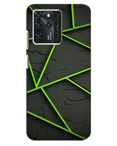 Чохол для ZTE Blade V30 з картинкою «Зелені геометричні лінії» Чохол для ZTE Blade V30 з картинкою «Зелені геометричні лінії»